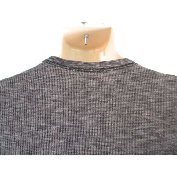 Rock Republic XXL Henley Charcoal Heather Metal Button Long Sleeve Thermal EUC - Picture 16 of 16